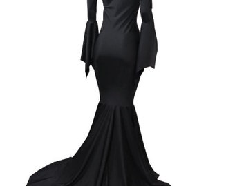 Morticia addams costume online etsy