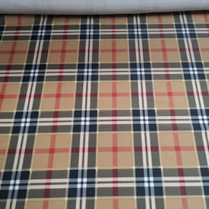 Burberry plaid fabric cheap by the yard
