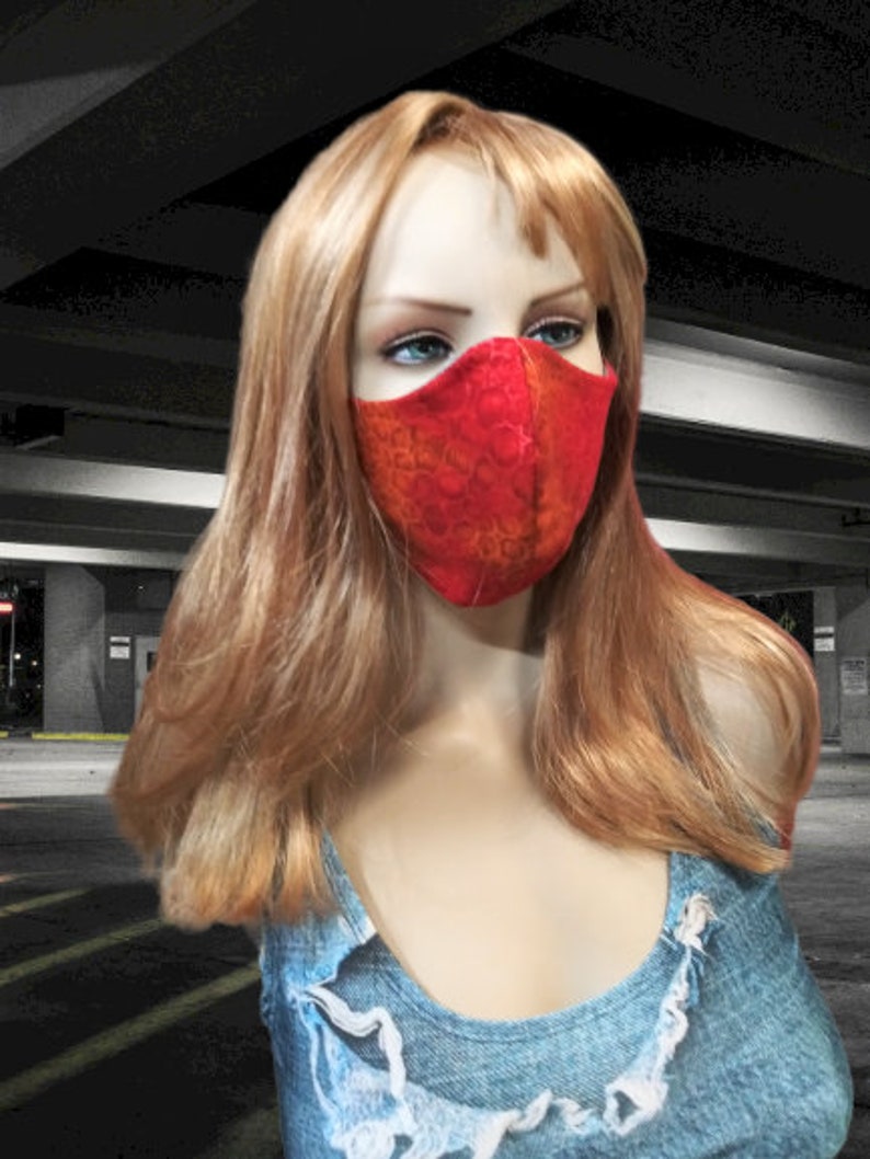 Face mask 4th of July Mask, Harlequin mask, Camouflage mask, American flag mask, Spandex Cotton Spandex face mask hands off Face Rave image 6