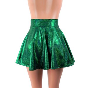 Green Sparkle Skater Skirt Circle Skirt Comes in - Etsy