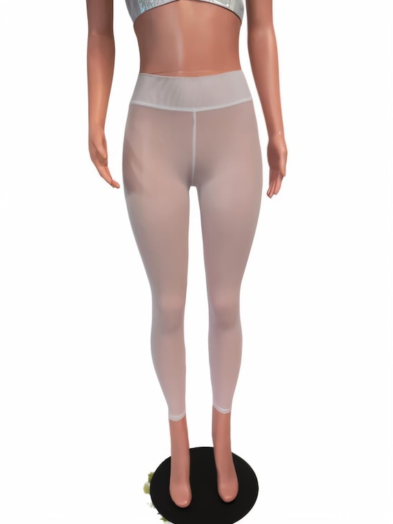 16 Sheer Colors! Sheer High Waist Leggings-rave Leggings-festival Burning  Man EDC EDM See Through Pants Boho Layering - Etsy