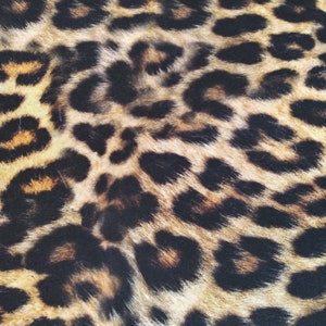 Leopard print Spandex 4 Way stretch Spandex  fabric sold by the Yard , half and forth, Gymnastics, Dance, Gym, Yoga Rave clothing