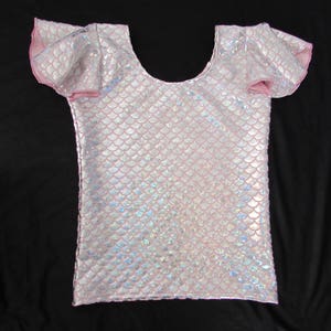 17 Colors! Child's Girls Mermaid Top Ariel Party Festival Gymnastics Dance Party Pageants