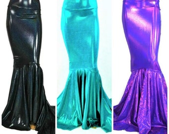 24 Colors! Mermaid Skirt Sparkling tail Rave EDC EDM Festival fav costume Fairy Circle skirt  Sparkling shimmer