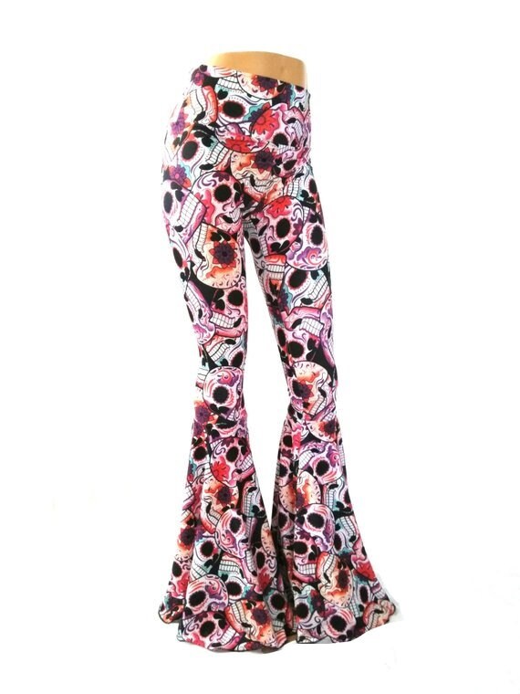 lycra bell bottom pants