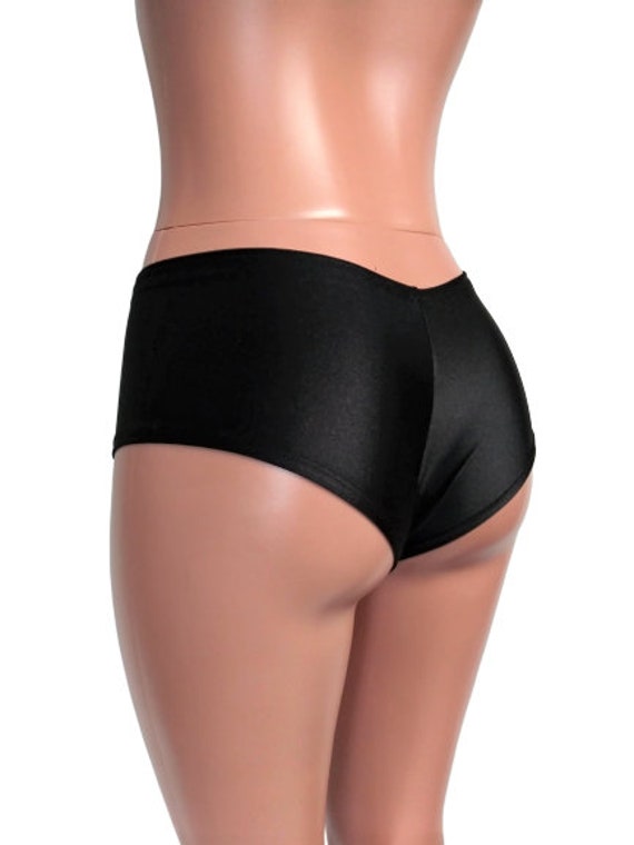 Black Wet Shine Hot Pants Short Shorts Booty Shorts EDM Festival Clothing EDC Pole Shorts Dancer Stripper Rave PLUR Pole Shorts Etsy Canada
