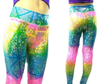 30 Colors! Girls Leggings Unicorn pants Gold Girls leggings Silver pants Pageants Performance Dance Gymnastics Hoop