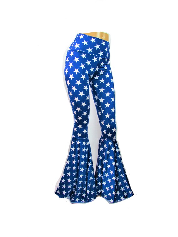 high waisted bell bottom leggings