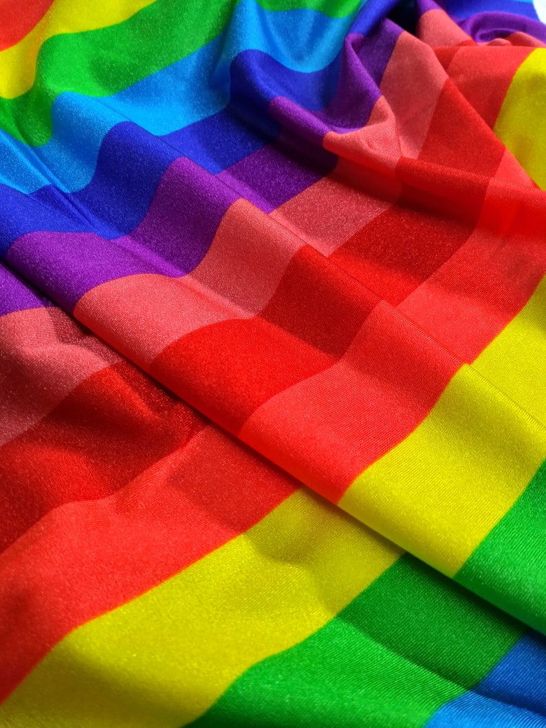 Rainbow Foil Skater Skirt