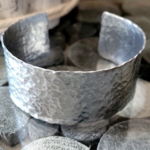 1 inch wide Silver Cuff Bracelet