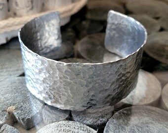 1 inch wide Silver Cuff Bracelet