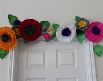 mexican paper flower garland