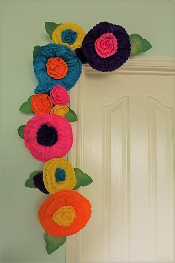 mexican paper flower garland