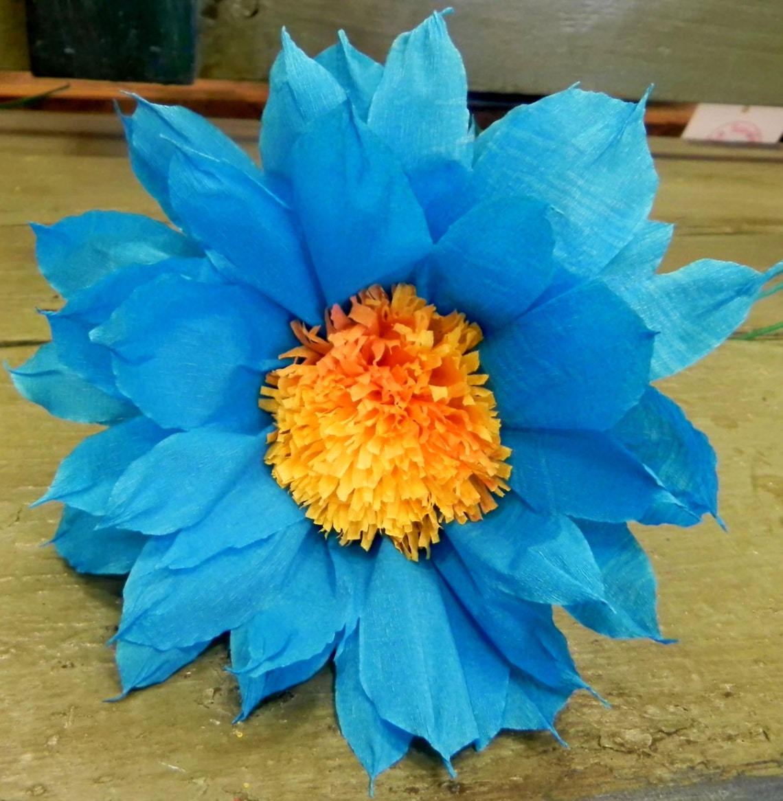 Mexican Paper Flowers Set of 6 Multicolor we Make Etsy