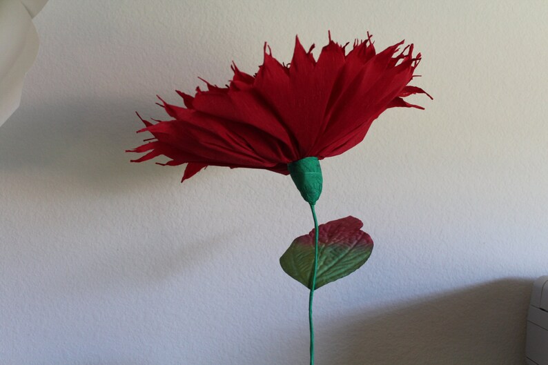 X Large Mexican Paper Flower Red 13 Diameter we Etsy