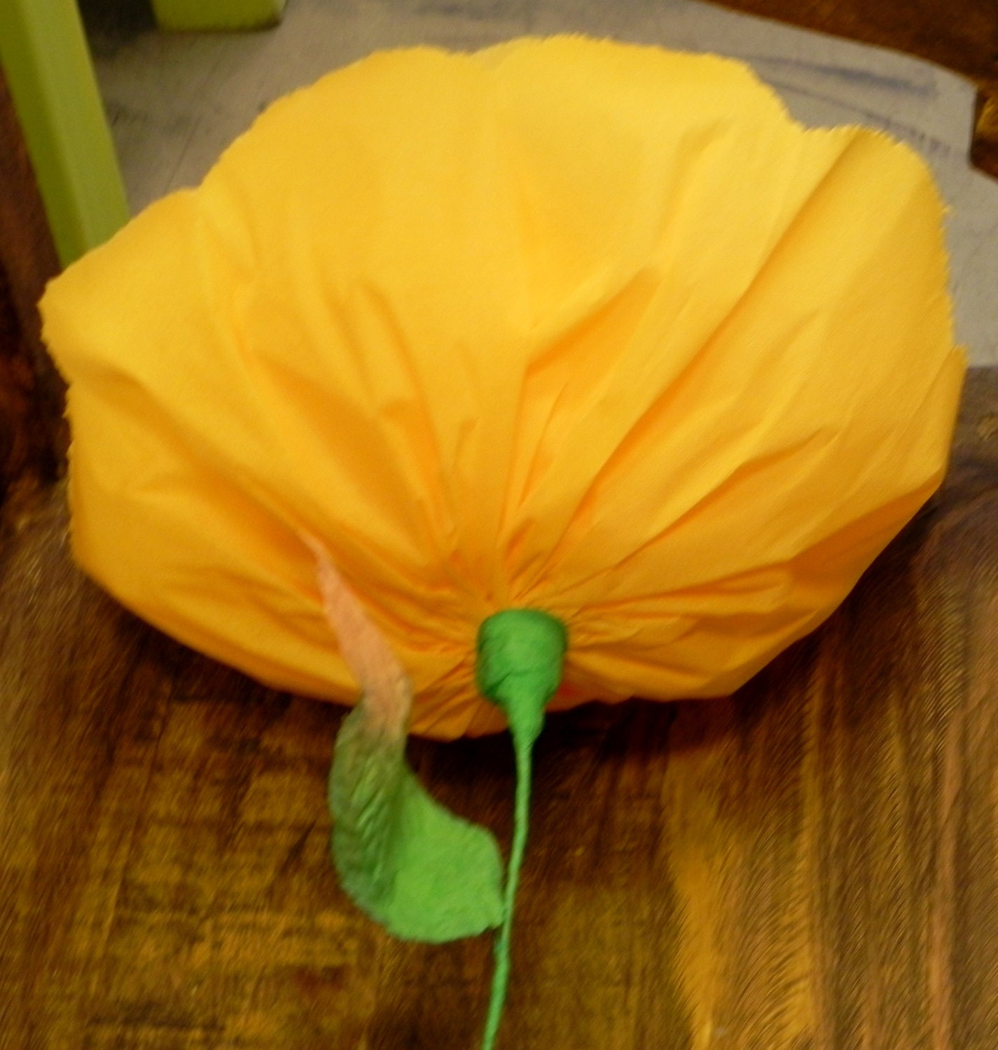 X Large Mexican Paper Flower Orange 13 Diameter we Etsy