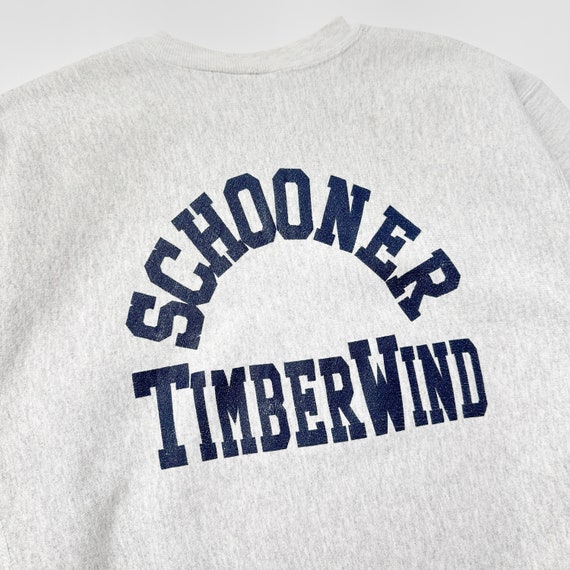 Vintage 90s Schooner Timberwind Crew Sweatshirt L… - image 6