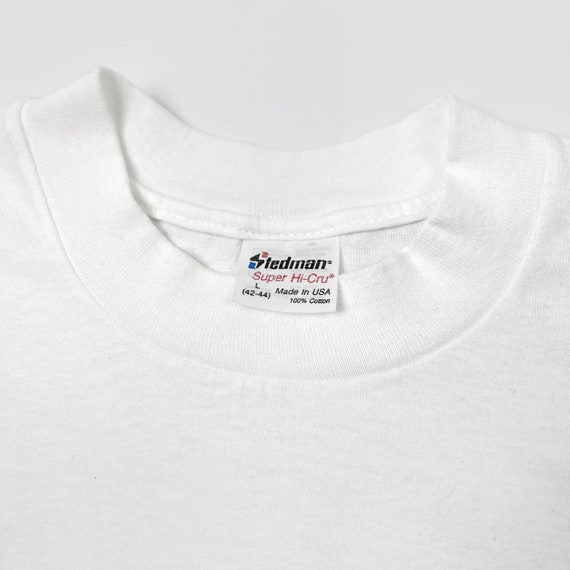 Vintage 80s Harvard Crew T Shirt Medium White Mad… - image 2