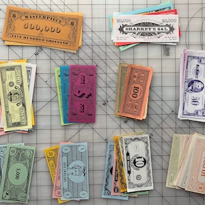 Brettspiel Monies / 53 pc / Verschiedenes Spielgeld