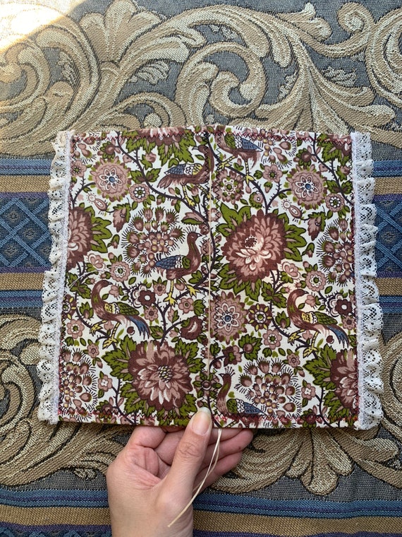 Buy Handmade Journal / Coffee Dyed Paper / Vintage Fabric Online in India 
