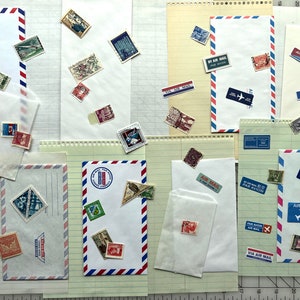 AIRMAIL Stationery Set / penpal / snail mail / 8 juegos