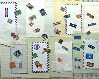 AIRMAIL Stationery Set / penpal / snail mail / 8 sets