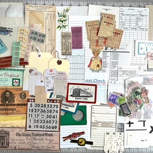 Effimeri vintage/ 120+ pezzi / carte assortite e pezzi vintage
