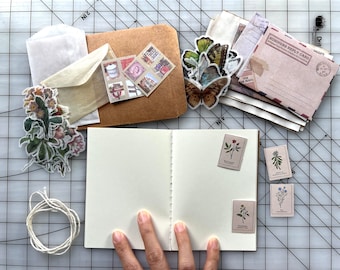 Mini Botanical Journal Stationery Set