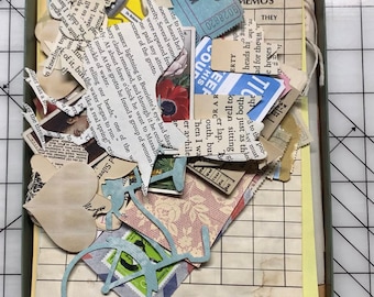 Mystery Journal Ephemera kit/Journal starter kit/ Extra Large Ephemera Set