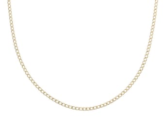Baby Curb Chain Necklace • Simple Gold Necklace • Dainty Chain Choker • Thin Silver Chain • Gold Choker Necklace • Layering Chain Necklace
