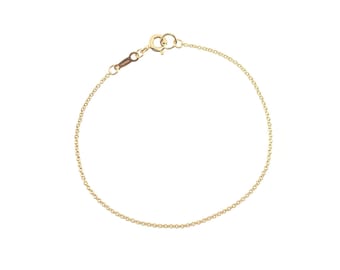 Baby Cable Chain Anklet • Delicate Anklet Chain • Dainty Gold Anklet Bracelet • Plain Chain • Silver Chain Anklet • Anklet Bracelet