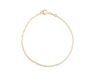 Barely There Bracelet • Delicate Thin Rope Chain • Dainty Gold Bracelet Chain • Silver Chain Bracelet • Simple Layering Bracelet
