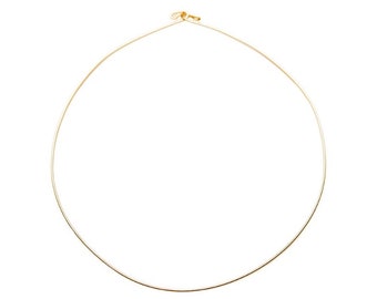 Thin Wire Choker • Gold Choker • Choker Collar • Neck Ring • Gold Choker Necklace • Dainty Choker • Simple Necklace • Layering Choker