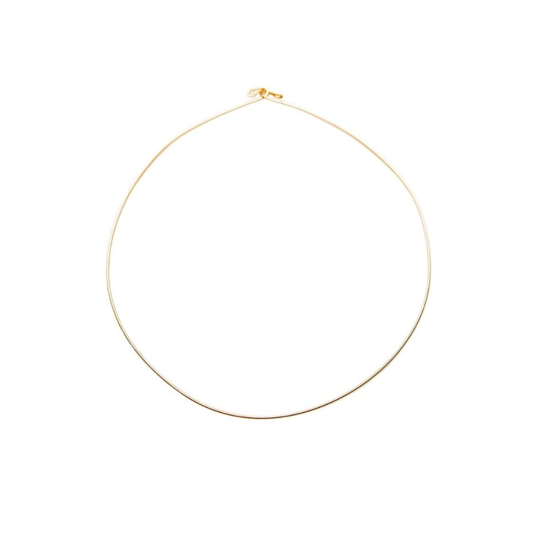 Thin Wire Choker Gold Choker Choker Collar Neck Ring - Etsy