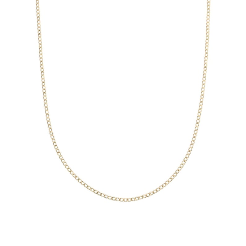 Baby Curb Chain Necklace Simple Gold Necklace Dainty Chain Choker Thin Silver Chain Gold Choker Necklace Layering Chain Necklace image 1