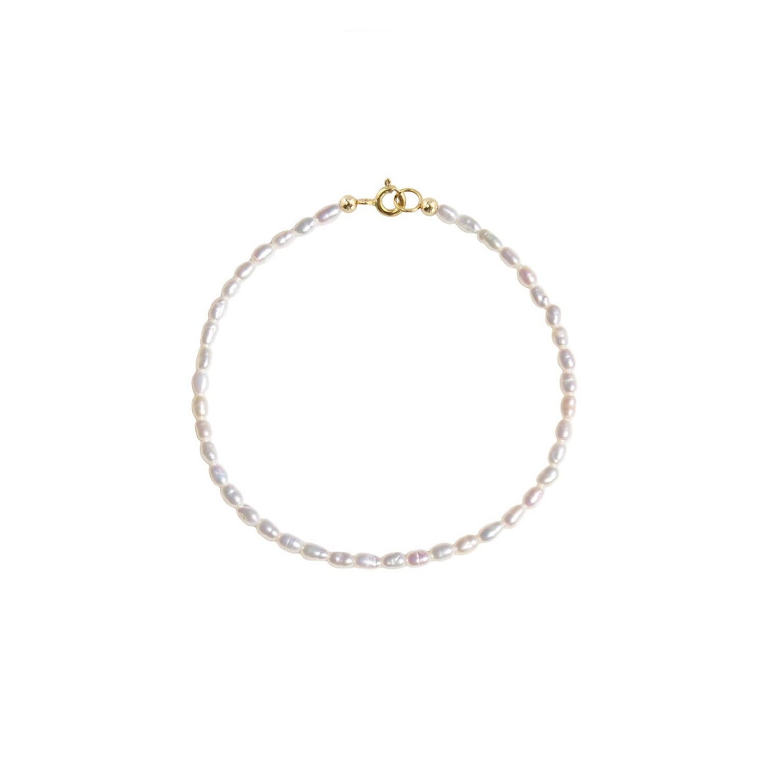 Bracelet Baby Pearl Bracelet En Perle Délicate Bracelet Etsy France
