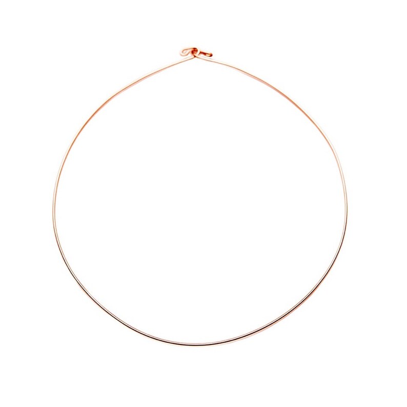 Thin Wire Choker Gold Choker Choker Collar Neck Ring Etsy