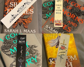 ACOTAR and TOG inspired Bookmarks