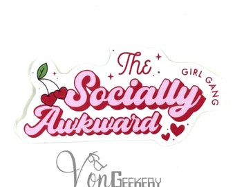 Socially Awkward Sticker