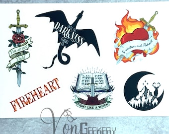 Throne of Glass Sticker Sheet