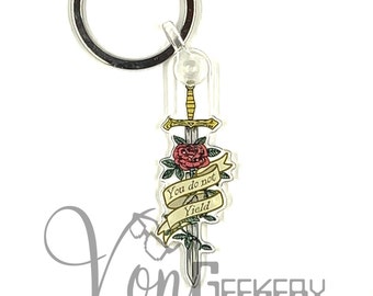 You Do Not Yield KeyChain - Officially Licensed