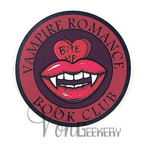 Vampire Romance Book Club Sticker