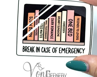 Book Trope Emergency Sticker