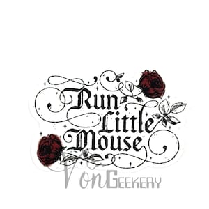 Run Little Mouse Sticker