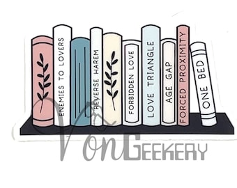 Book Tropes Sticker