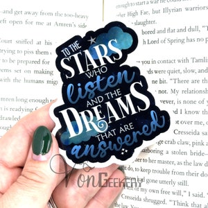 To the Stars Who Listen Sticker (dark) - Officially Licensed