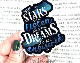 To the Stars Who Listen Sticker (dark) - Officially Licensed