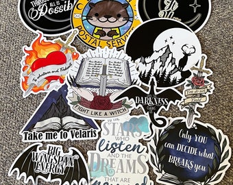 Juego completo de pegatinas Maas, con licencia oficial.