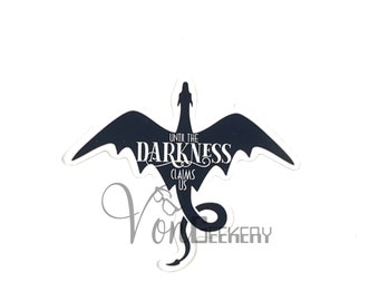 Naklejka „Until the Darkness Claims Us” – oficjalnie licencjonowana