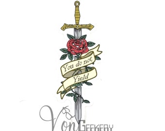You Do Not Yield Sticker